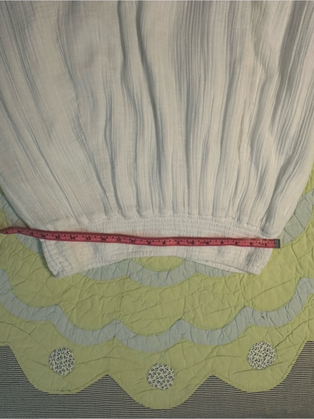 American Eagle Outfitters White Tiered Maxi Skirt - Picture 7 of 8